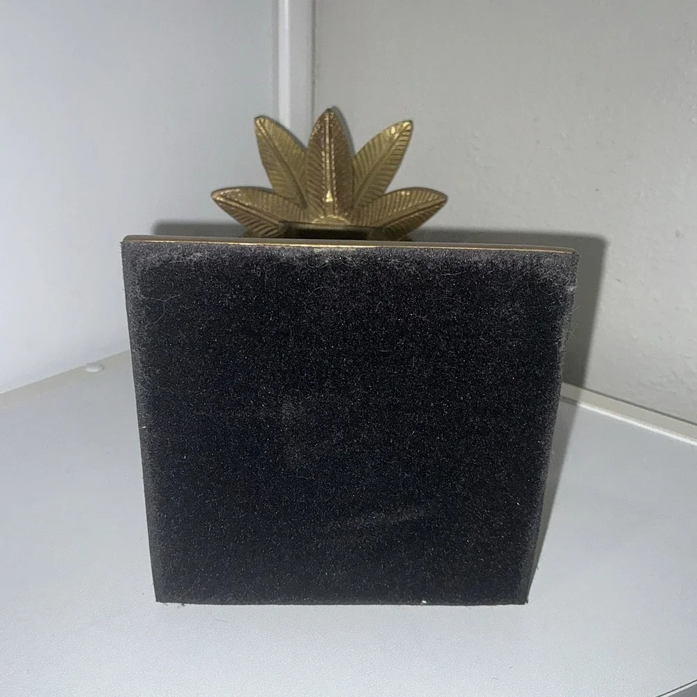 Vintage Brass Pineapple Clock 8.5